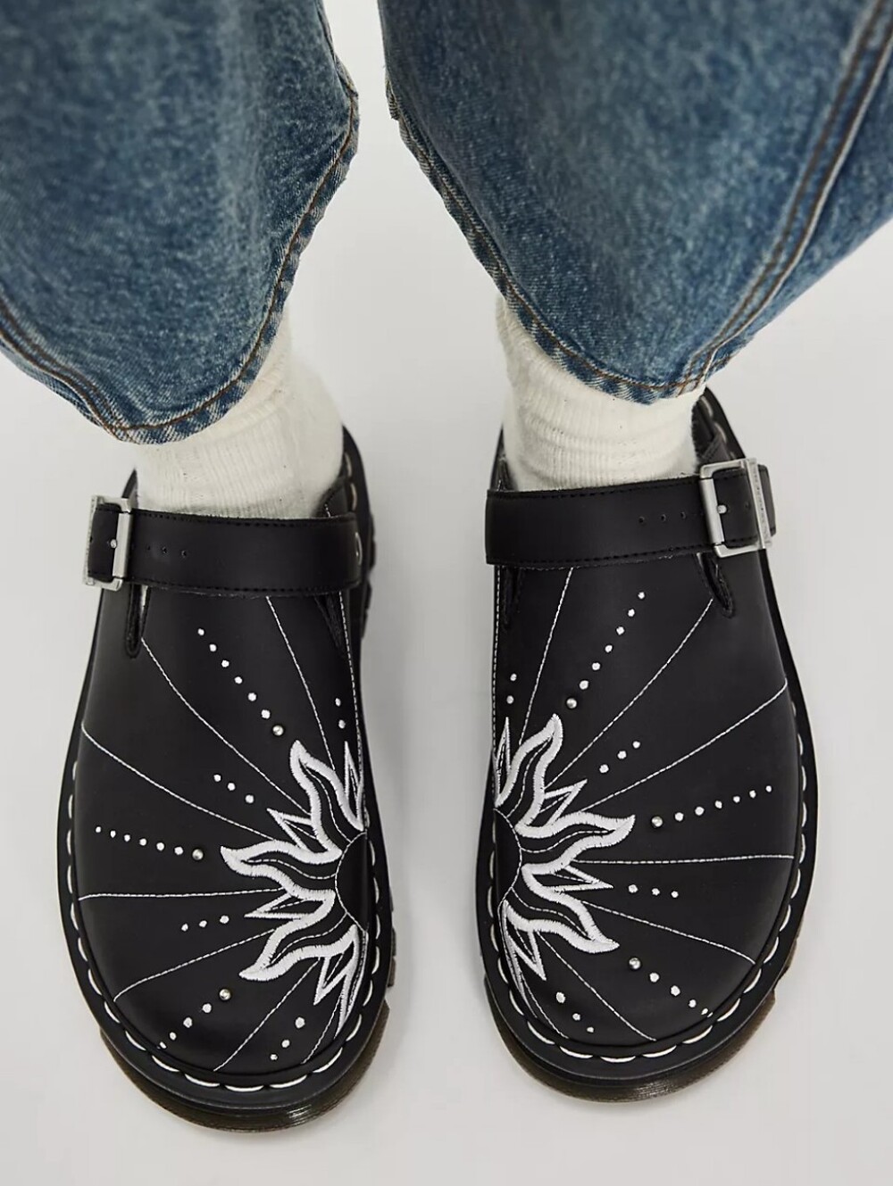 Dr. Martens Zebzag Solar Flare Mules